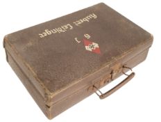 WWII SECOND WORLD WAR HITLER YOUTH STYLE SUITCASE