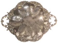 102 ROYAL MADRAS FUSILIERS SILVER PLATE PRESENTATION DISH