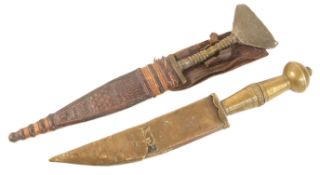TWO AFRICAN TRIBAL DAGGERS