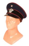 WWII SECOND WORLD WAR GERMAN FIREMAN VISOR CAP