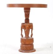 VINTAGE 20TH CENTURY ANGLO-INDIAN CARVED HARDWOOD CHINESE TABLE