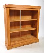 CONTEMPORARY PINE OPEN WINDOW BOOKCASE