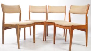 ERIK BUCH - O.D. MOBLER - SET OF FOUR DINING CHAIRS