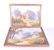 TERRY HEATH (1943 - 2011) - TWO OIL ON CANVAS LANDSCAPE PAINTINGS