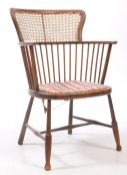 VICTORIAN SPINDLE BACK WINDSOR ARMCHAIR
