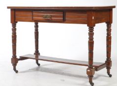 EDWARDIAN MAHOGANY WRITING TABLE