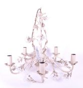 CONTEMPORARY TOLEWARE ELECTRIC CHANDELIER