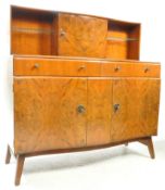 1950S ART DECO WALNUT COCKTAIL CABINET SIDEBOARD
