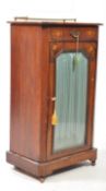 EARLY 20TH CENTURY EDWARDIAN MAHOGANY INLAID MUSIC CABINET