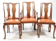 SET OF EARLY 20TH CENTURY MAHOGANY DINING CHAIRS