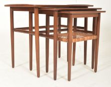 JOHANNES ANDERSEN FOR SILKEBORG MOBELFABRIK - 1960S DANISH TEAK & NEST OF TABLES