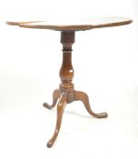 VICTORIAN WALNUT TILT TOP TRIPOD TABLE