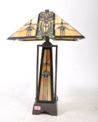 20TH CENTURY TIFFANY STYLE TABLE LAMP