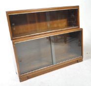MID CENTURY SIMPLEX MANNER STACKING LAWYER'S BOOKCASE