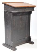 19TH / EARLY 20TH CENTURY PINE WRITING DESK / CABINET