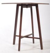 EDWARDIAN MAHOGANY FOLDING SIDE TABLE