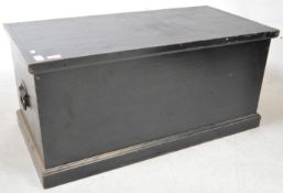 EARLY 20TH CENTURY PAINTED BLANKET BOX