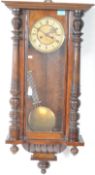 EARLY 20TH CENTURY VIENNA GUSTAV BECKER REGULATOR WALNUT WALL CLOCK