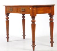 LATE 19TH CENTURY MAHOGANY WRITING TABLE