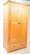 CONTEMPORARY OAK FURNITURE LAND MANNER WARDROBE