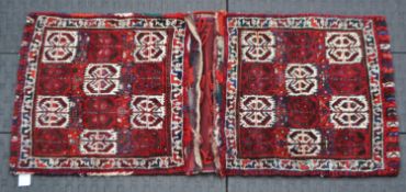 VINTAGE 20TH CENTURY SOUTH WEST PERSIAN SADDLE BAG