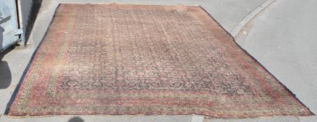 LARGE EARLY 20TH CENTURY PERSIAN ISLAMIC FLOOR RUG