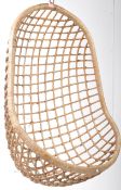RETRO 20TH CENTURY HANGING BASKET WICKER EGG CHAIR