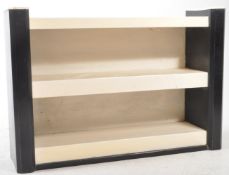 MID 20TH CENTURY 1940S ART DECO METAL PAINTED SHELF UNIT