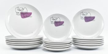 LE CORBUSIER FOR LA MAISON PRUNIER - COLLECTION OF CERAMIC PLATES