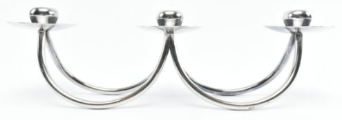 BERG, DENMARK - VINTAGE SILVER PLATED CANDELABRA CENTREPIECE