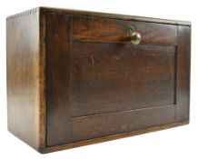 RETRO 20TH CENTURY OAK WOOD WORKMAN'S TOOL CHEST BOX