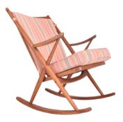 FRANK REENSKAUG FOR BRAMIN MOBLER - DANISH ROCKING CHAIR