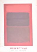 MARK ROTHKO - THE TATE GALLERY - 1989 EXHIBITION POSTER