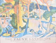 THE FAUVE LANDSCAPE - THE MET MUSEUM 1991 EXHIBITION POSTER