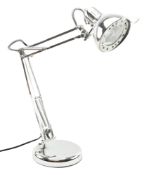 VICE VERSA LIGHTING - ITALIAN RETRO CHROME METAL ANGLEPOISE DESK LAMP