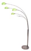 CONTEMPORARY DESIGNER MULTI ARM ARC LAMP