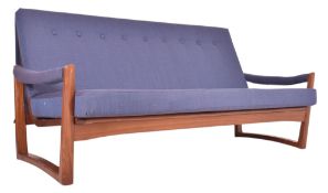 GUY ROGERS - VIRGINIA - TEAK FRAMED THREE SEATER SOFA