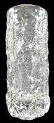 GEOFFREY BAXTER FOR WHITEFRIARS - BARK GLASS VASE IN FLINT COLOURWAY
