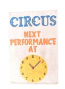 CIRCUS - VINTAGE 20TH CENTURY WOODEN FUN FAIR FAIRGROUND SIGN