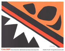 AFTER ALEXANDER CALDER - LA GRENOUILLE ET LA SCIE - EXHIBITION POSTER