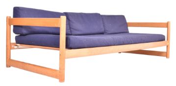 MORTON LUPTON FOR HABITAT - 1970S BEECH FRAMED SOFA / DAYBED