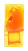 GEOFFREY BAXTER FOR WHITEFRIARS - ARCHITECTURAL SLAB 2 - VINTAGE MID CENTURY 1960S GLASS SLAB