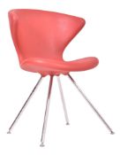 MARTIN BALLENDAT FOR TONON CONCEPT - ITALIAN RETRO RED FOAM CHAIR