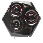 WHITEFRIARS - MID CENTURY ARCHITECTURAL HEXAGONAL SLAB IN AUBERGINE