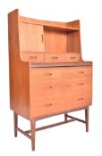 TIMES FURNISHINGS - 1970S TEAK BUREAU DESK
