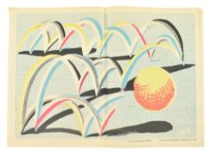 AFTER DAVID HOCKNEY (B. 1937) - A BOUNCE FOR BRADFORD, 1987