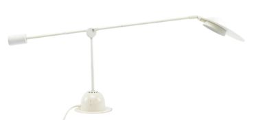 MANNER OF ARTEMIDE - VINTAGE MID CENTURY 1970S UFO COUNTER BALANCE ARCHITECT'S DESK TOP LAMP