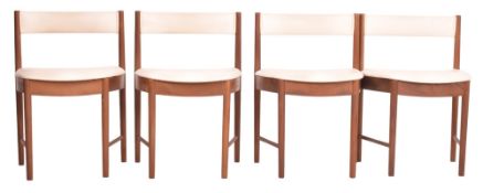 A. H. MCINTOSH & CO - FOUR MID CENTURY TEAK MODEL 4103 DINING CHAIRS