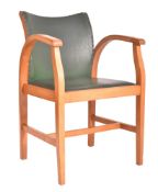 MID 20TH CENTURY CIRCA 1940S BELIEVED AIR MINISTRY BEECH DESK CHAIR