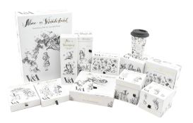 THIRTEEN V & A MUSEUM - ALICE IN WONDERLAND COLLECTION CERAMIC PIECES